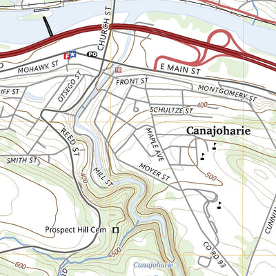 United States Geological Survey Canajoharie, NY (2023, 24000-Scale) digital map