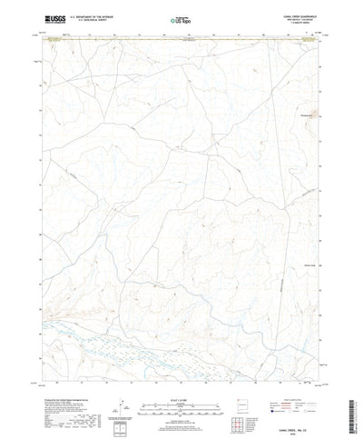 United States Geological Survey Canal Creek, NM (2020, 24000-Scale) digital map