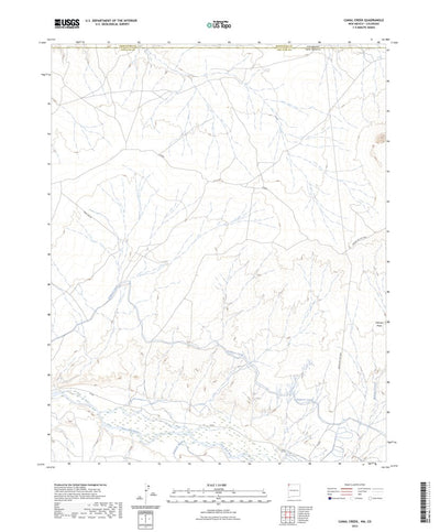 United States Geological Survey Canal Creek, NM (2023, 24000-Scale) digital map