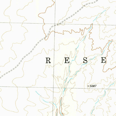 United States Geological Survey Canal Creek, NM-CO (1983, 24000-Scale) digital map