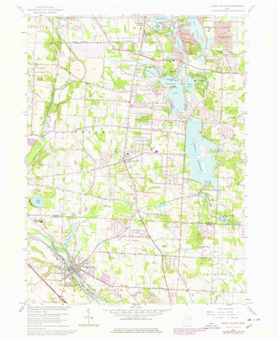 United States Geological Survey Canal Fulton, OH (1958, 24000-Scale) digital map