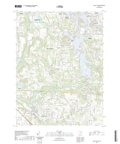 United States Geological Survey Canal Fulton, OH (2023, 24000-Scale) digital map