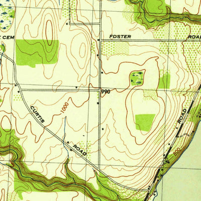 United States Geological Survey Canandaigua Lake, NY (1942, 31680-Scale) digital map