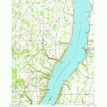 United States Geological Survey Canandaigua Lake, NY (1951, 24000-Scale) digital map