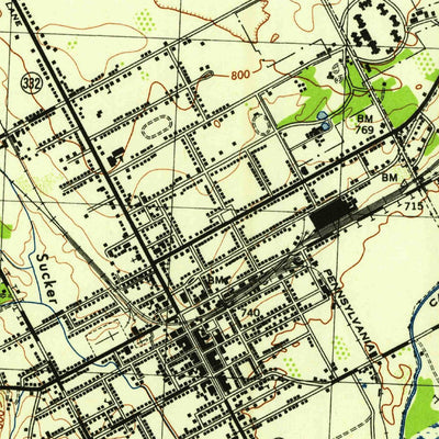 Canandaigua, NY (1942, 31680-Scale) Map by United States Geological ...