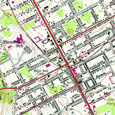 United States Geological Survey Canandaigua, NY (1951, 24000-Scale) digital map