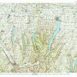 United States Geological Survey Canandaigua, NY (1983, 100000-Scale) digital map