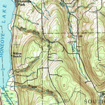 United States Geological Survey Canandaigua, NY (1983, 100000-Scale) digital map