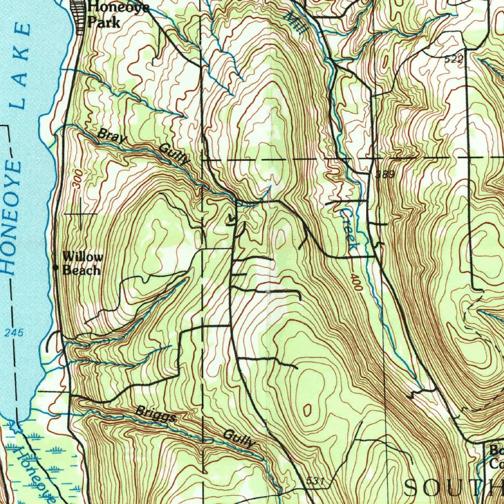 Canandaigua, NY (1983, 100000-Scale) Map by United States Geological ...