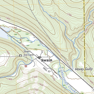 United States Geological Survey Canaseraga, NY (2023, 24000-Scale) digital map