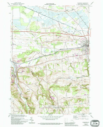 United States Geological Survey Canastota, NY (1957, 24000-Scale) digital map