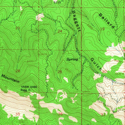 United States Geological Survey Canby, CA (1961, 62500-Scale) digital map