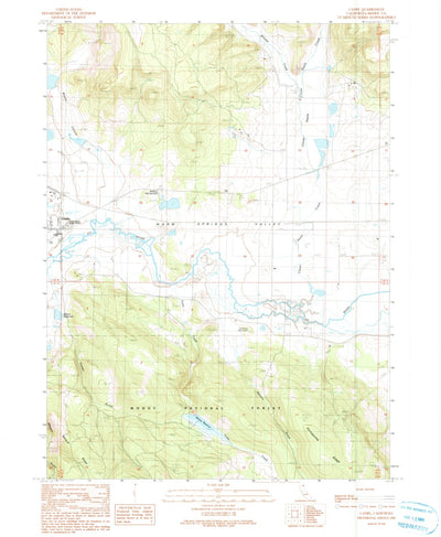 United States Geological Survey Canby, CA (1990, 24000-Scale) digital map