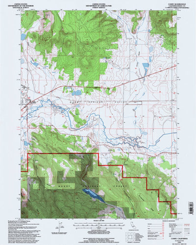 United States Geological Survey Canby, CA (1993, 24000-Scale) digital map