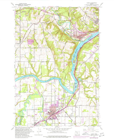 United States Geological Survey Canby, OR (1961, 24000-Scale) digital map