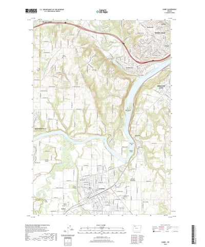 United States Geological Survey Canby, OR (2020, 24000-Scale) digital map