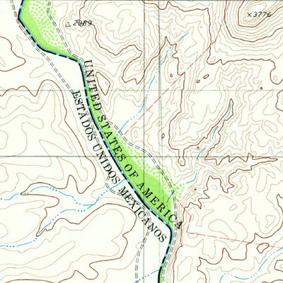United States Geological Survey Candelaria, TX (1979, 24000-Scale) digital map