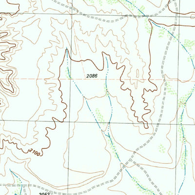 United States Geological Survey Candilla Canyon East, TX (1983, 24000-Scale) digital map