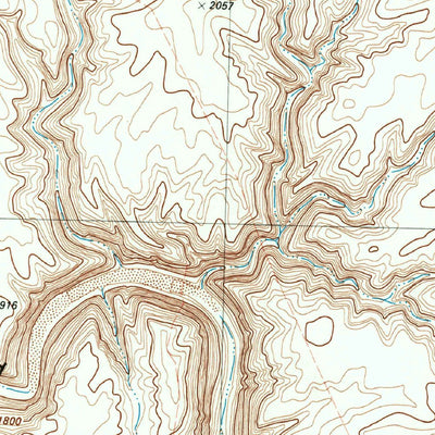 United States Geological Survey Candilla Canyon East, TX (1983, 24000-Scale) digital map