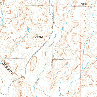 United States Geological Survey Candilla Canyon West, TX (1983, 24000-Scale) digital map