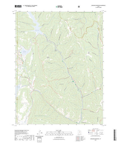 United States Geological Survey Candland Mountain, UT (2023, 24000-Scale) digital map