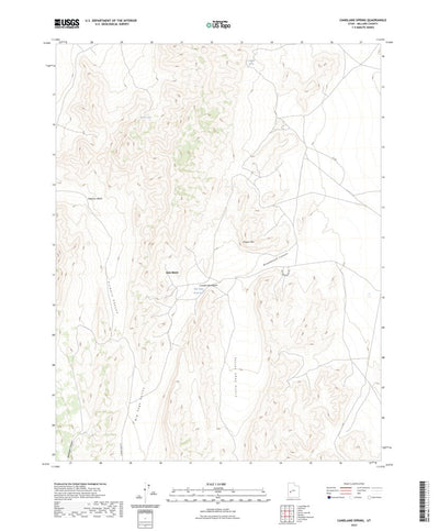 United States Geological Survey Candland Spring, UT (2023, 24000-Scale) digital map