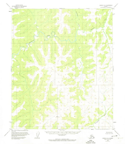 United States Geological Survey Candle A-2, AK (1954, 63360-Scale) digital map