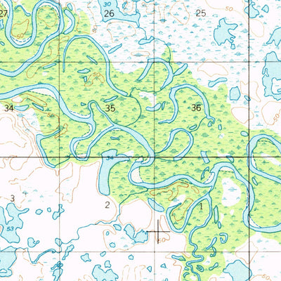 United States Geological Survey Candle A-6, AK (1950, 63360-Scale) digital map