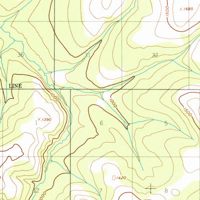 United States Geological Survey Candle B-1, AK (1954, 63360-Scale) digital map