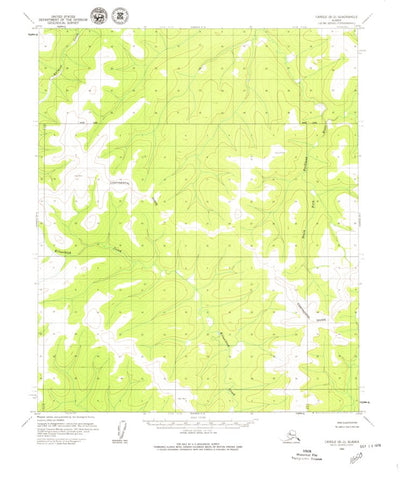 United States Geological Survey Candle B-2, AK (1954, 63360-Scale) digital map