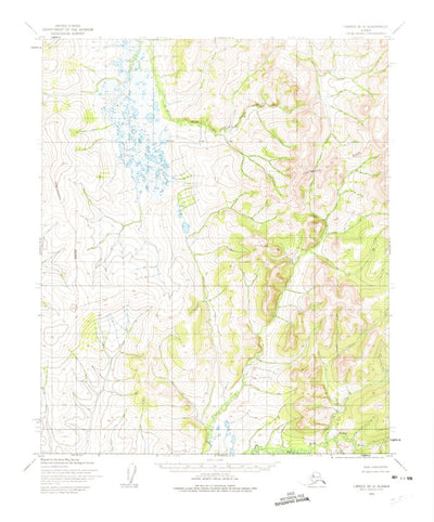 United States Geological Survey Candle B-4, AK (1955, 63360-Scale) digital map