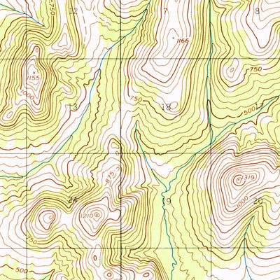 United States Geological Survey Candle B-4, AK (1955, 63360-Scale) digital map