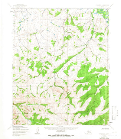 United States Geological Survey Candle C-3, AK (1955, 63360-Scale) digital map