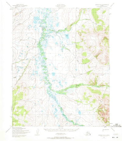 United States Geological Survey Candle C-6, AK (1950, 63360-Scale) digital map