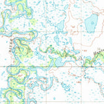 United States Geological Survey Candle C-6, AK (1950, 63360-Scale) digital map