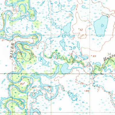 United States Geological Survey Candle C-6, AK (1950, 63360-Scale) digital map