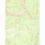 United States Geological Survey Candle Creek, OR (1988, 24000-Scale) digital map