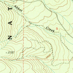 United States Geological Survey Candle Creek, OR (1988, 24000-Scale) digital map