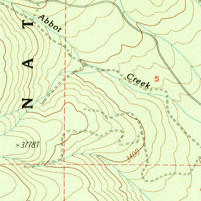 United States Geological Survey Candle Creek, OR (1988, 24000-Scale) digital map