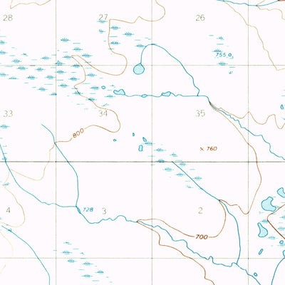 United States Geological Survey Candle D-1, AK (1954, 63360-Scale) digital map