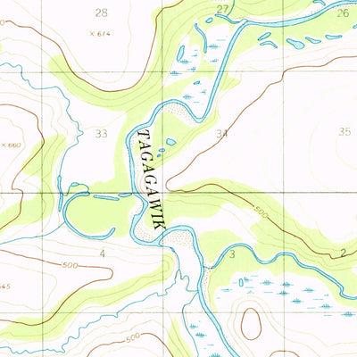 United States Geological Survey Candle D-1, AK (1954, 63360-Scale) digital map