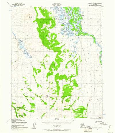 United States Geological Survey Candle D-5, AK (1951, 63360-Scale) digital map