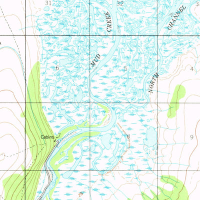United States Geological Survey Candle D-6, AK (1951, 63360-Scale) digital map