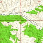 United States Geological Survey Candle Mountain, MT (1962, 24000-Scale) digital map