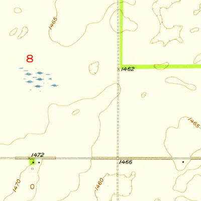United States Geological Survey Cando NE, ND (1957, 24000-Scale) digital map