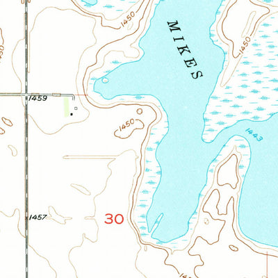 United States Geological Survey Cando SE, ND (1957, 24000-Scale) digital map