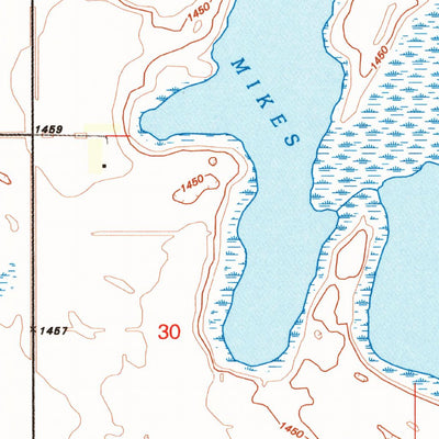 United States Geological Survey Cando SE, ND (1994, 24000-Scale) digital map