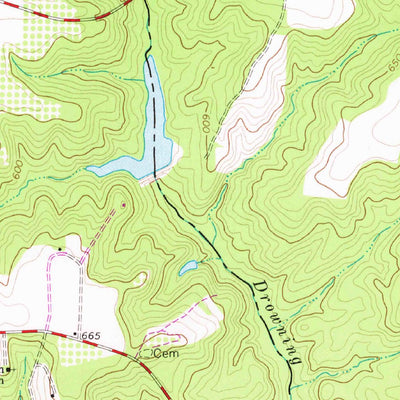 United States Geological Survey Candor, NC (1974, 24000-Scale) digital map