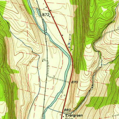 United States Geological Survey Candor, NY (1956, 24000-Scale) digital map