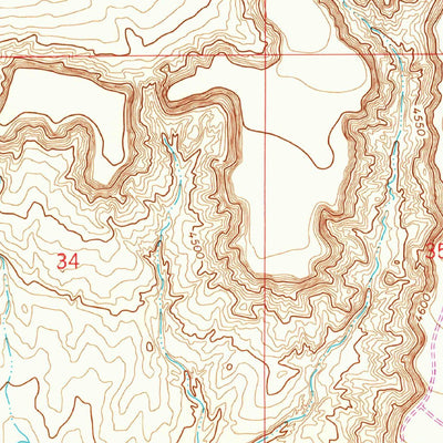 United States Geological Survey Candy Mesa, NM (1968, 24000-Scale) digital map